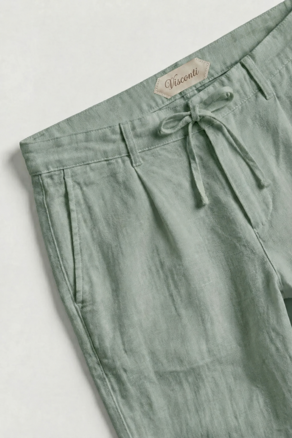Visconti Linen Trousers - Verde